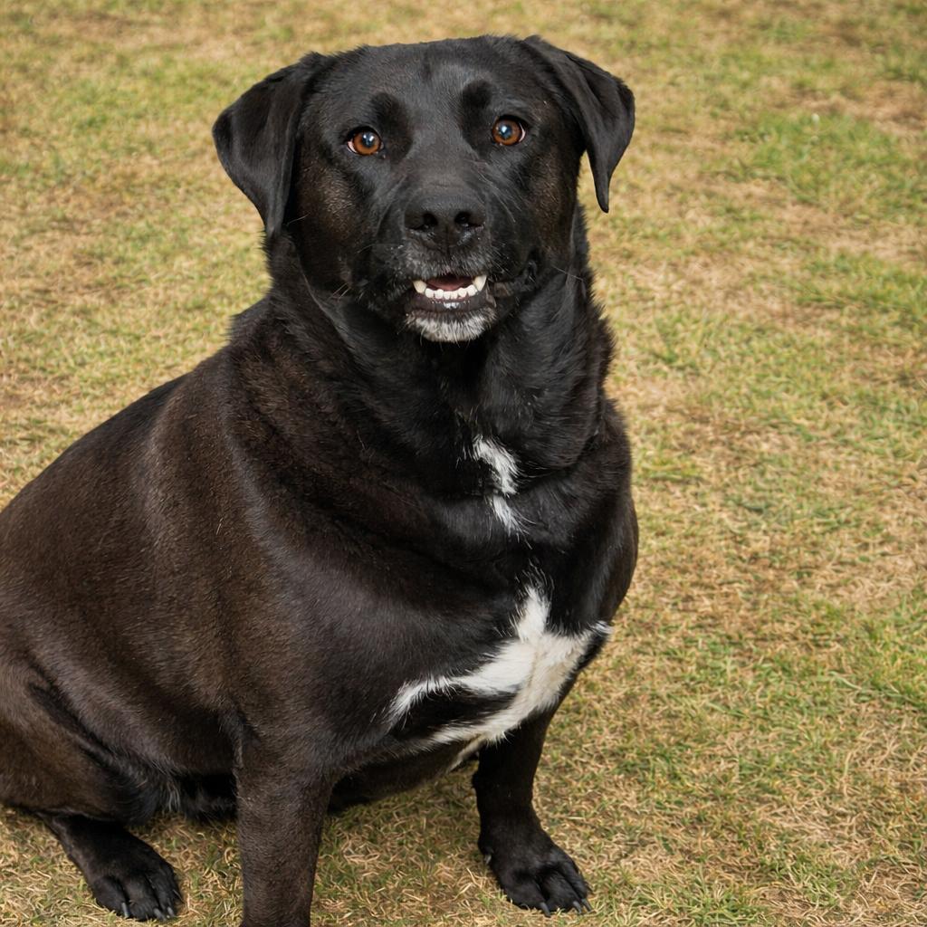 Shadow, Adoptable, Adult Female Black Labrador Retriever & Flat-Coated Retriever.