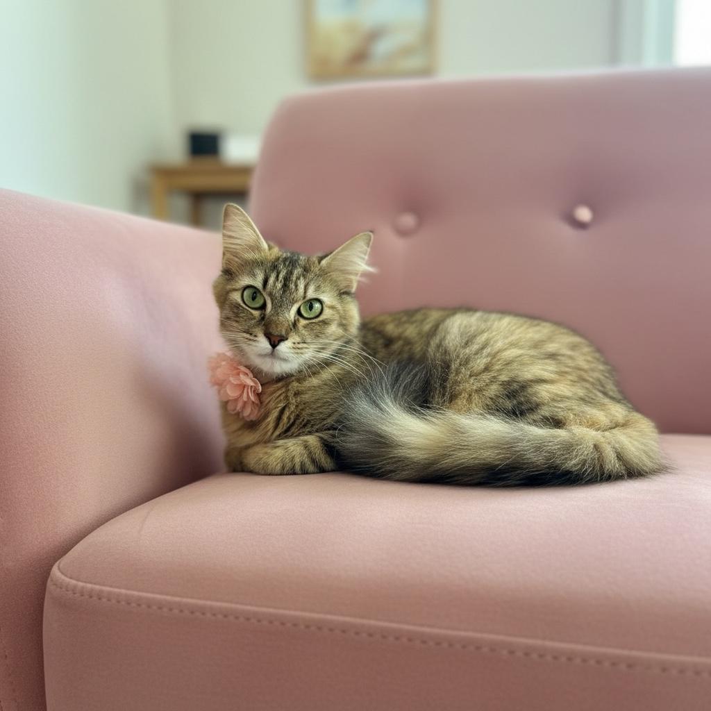 Enlarge Latte, a ADOPTABLE Domestic Long Hair in Tavares, FL image 2/2