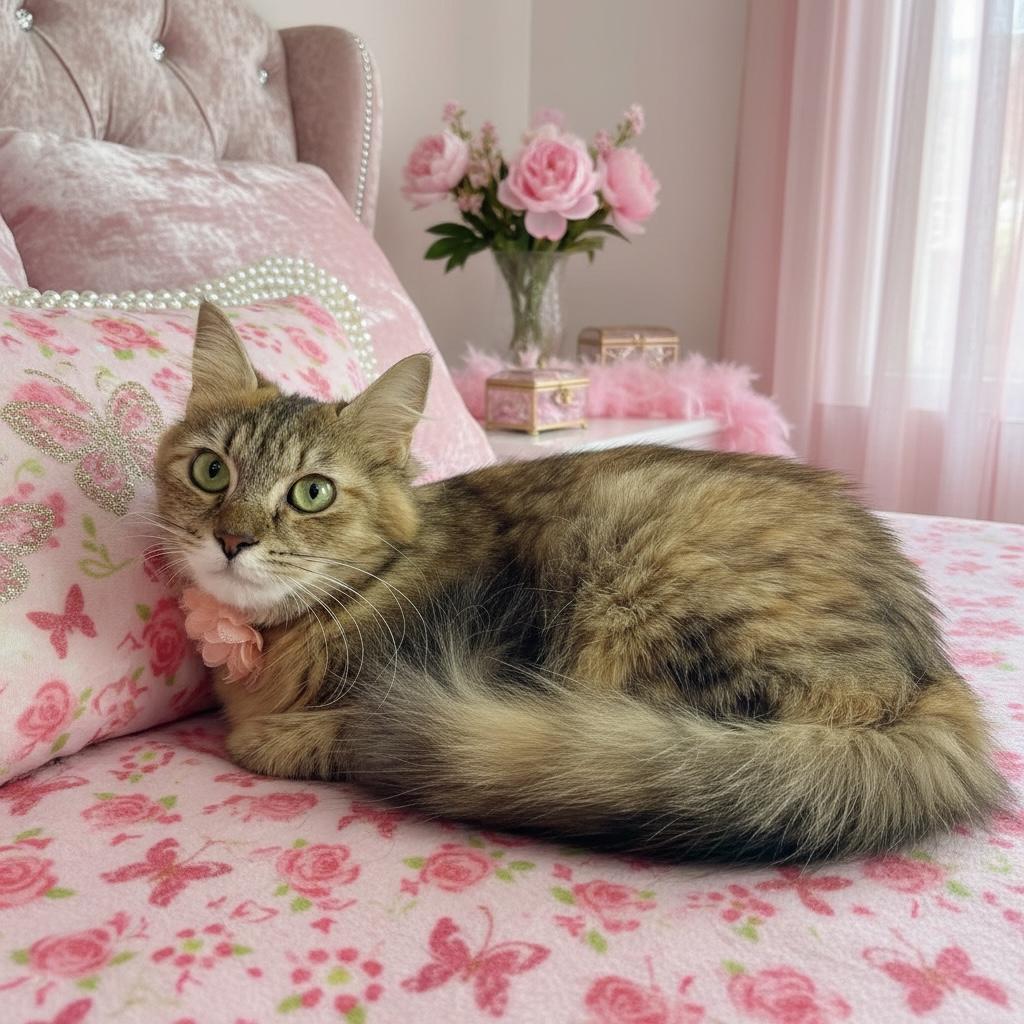 Enlarge Latte, a ADOPTABLE Domestic Long Hair in Tavares, FL image 1/2