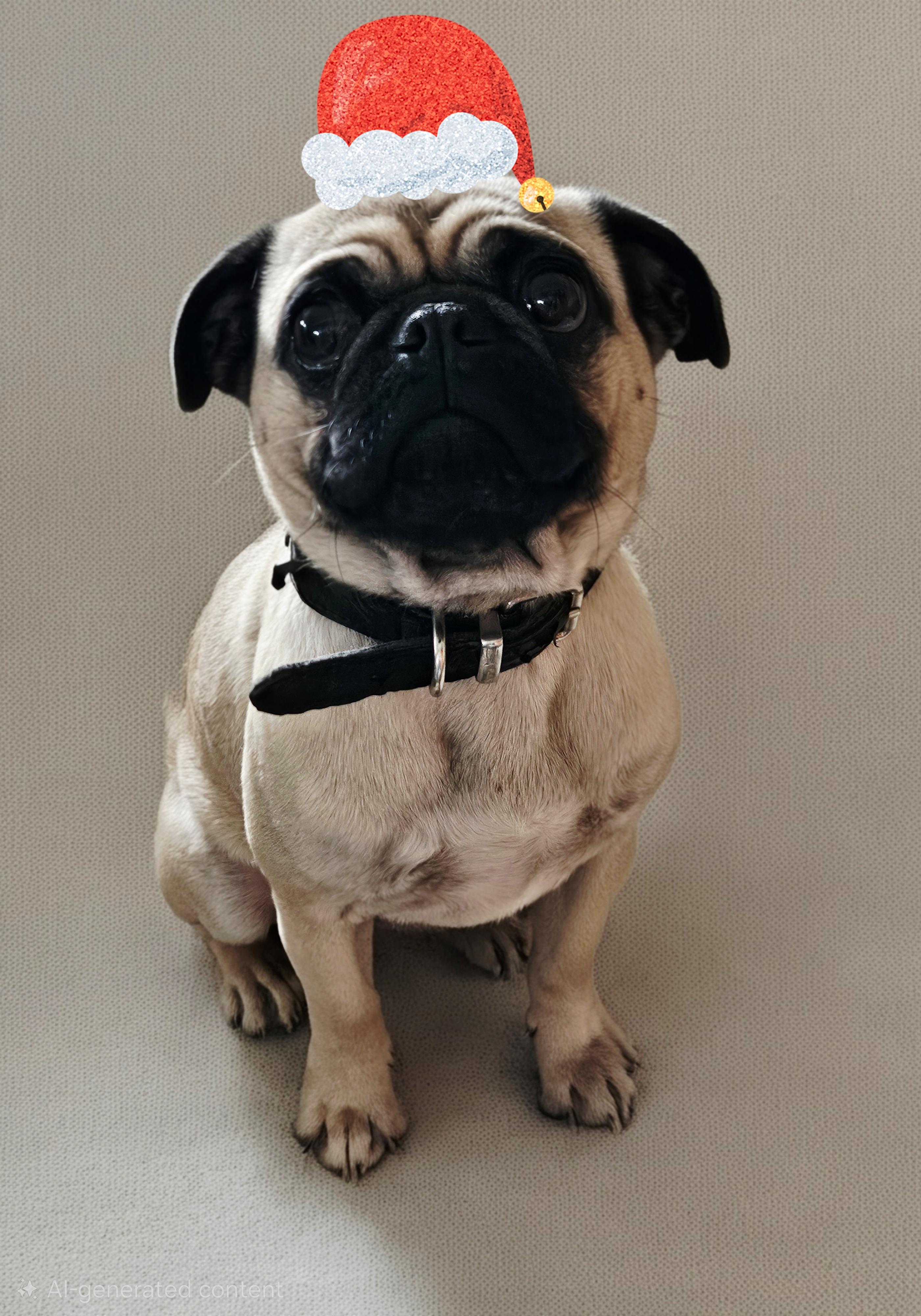 Champ playful #pug, ADOPTABLE, Young Male Pug.