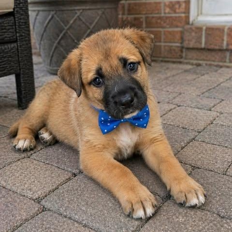 Puddles, Adoptable, Puppy Male Yellow Labrador Retriever.
