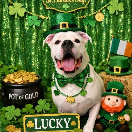 Chance- Reduced adoption fee (cost of a license), Adoptable, Adult Male American Bulldog.