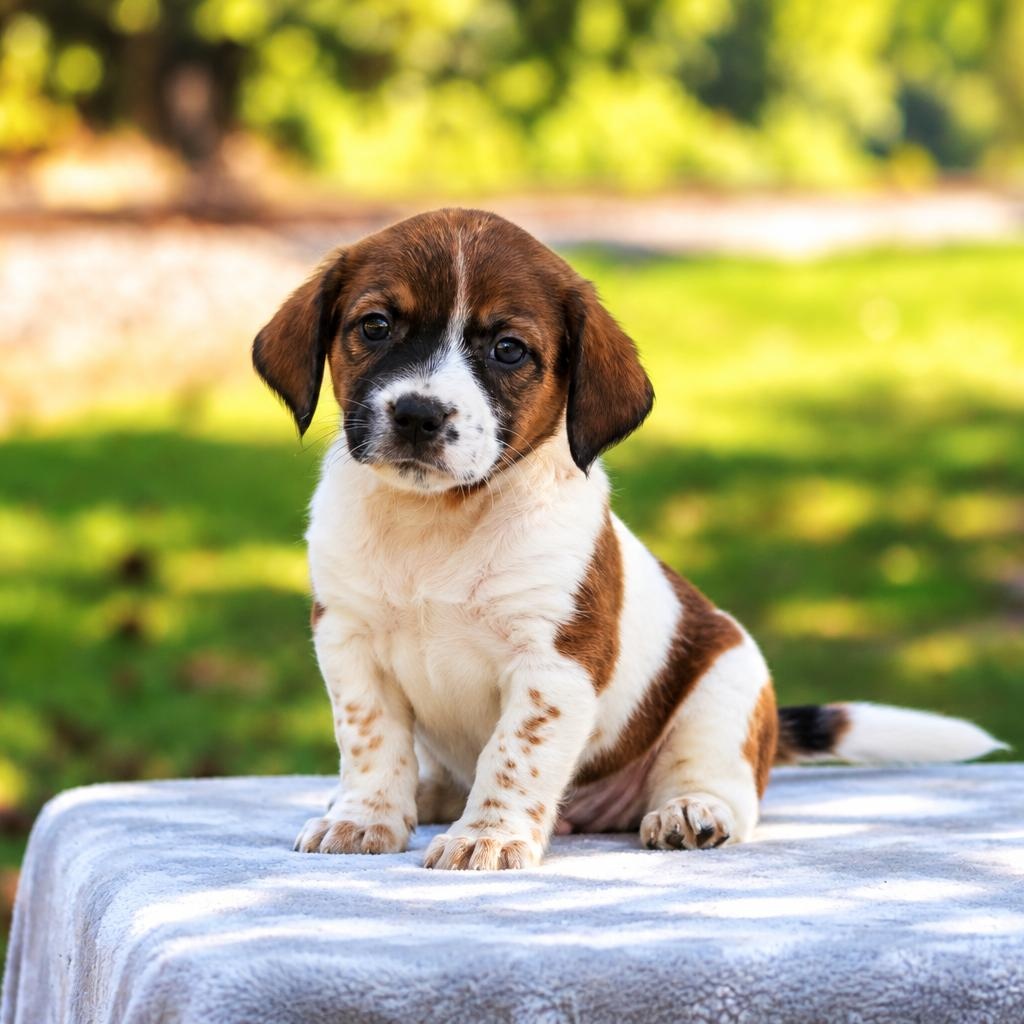 Pippa, Adoptable, Puppy Female Schnauzer & Beagle.