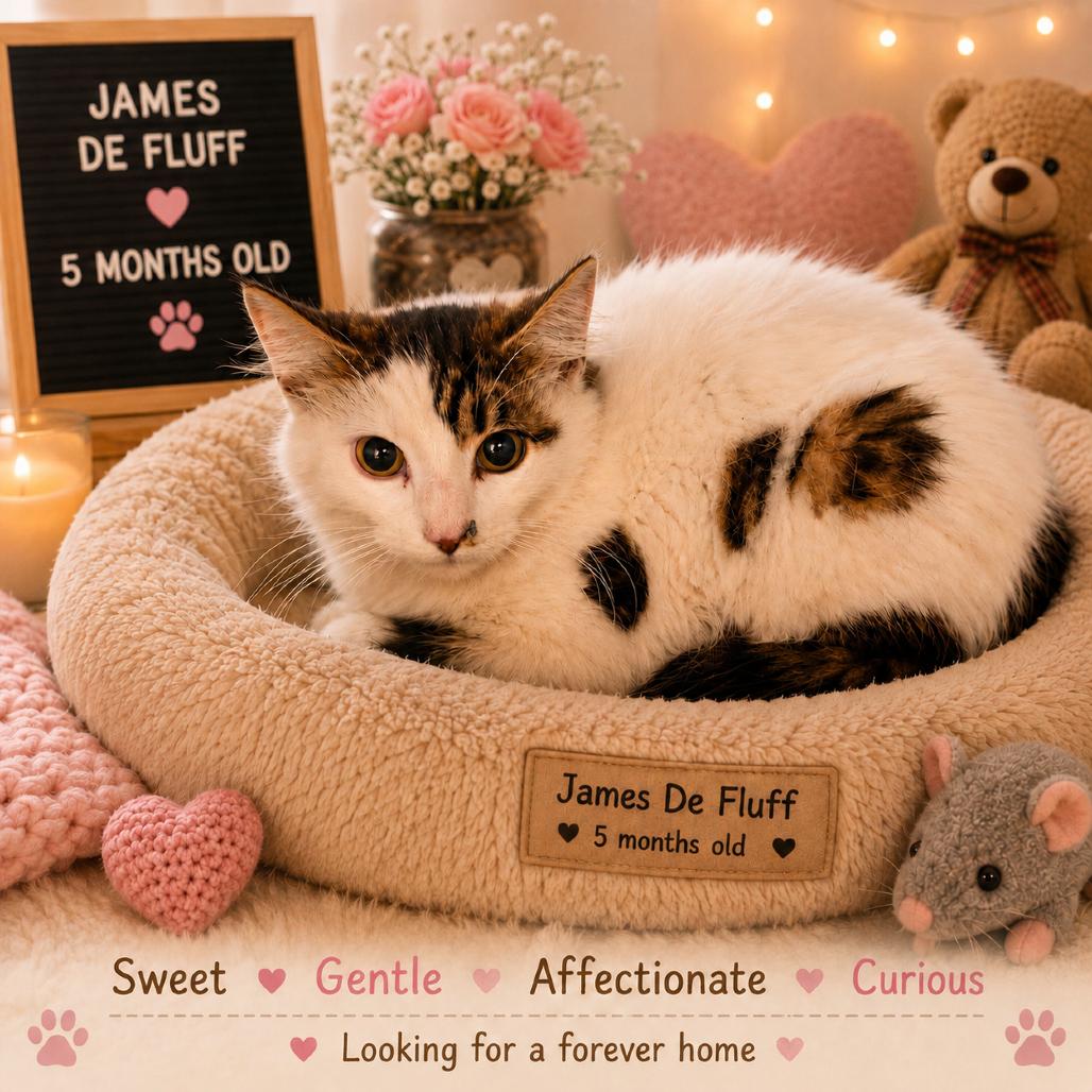 James de fluff, a Adoptable Domestic Medium Hair in Waldorf, MD image 1/3