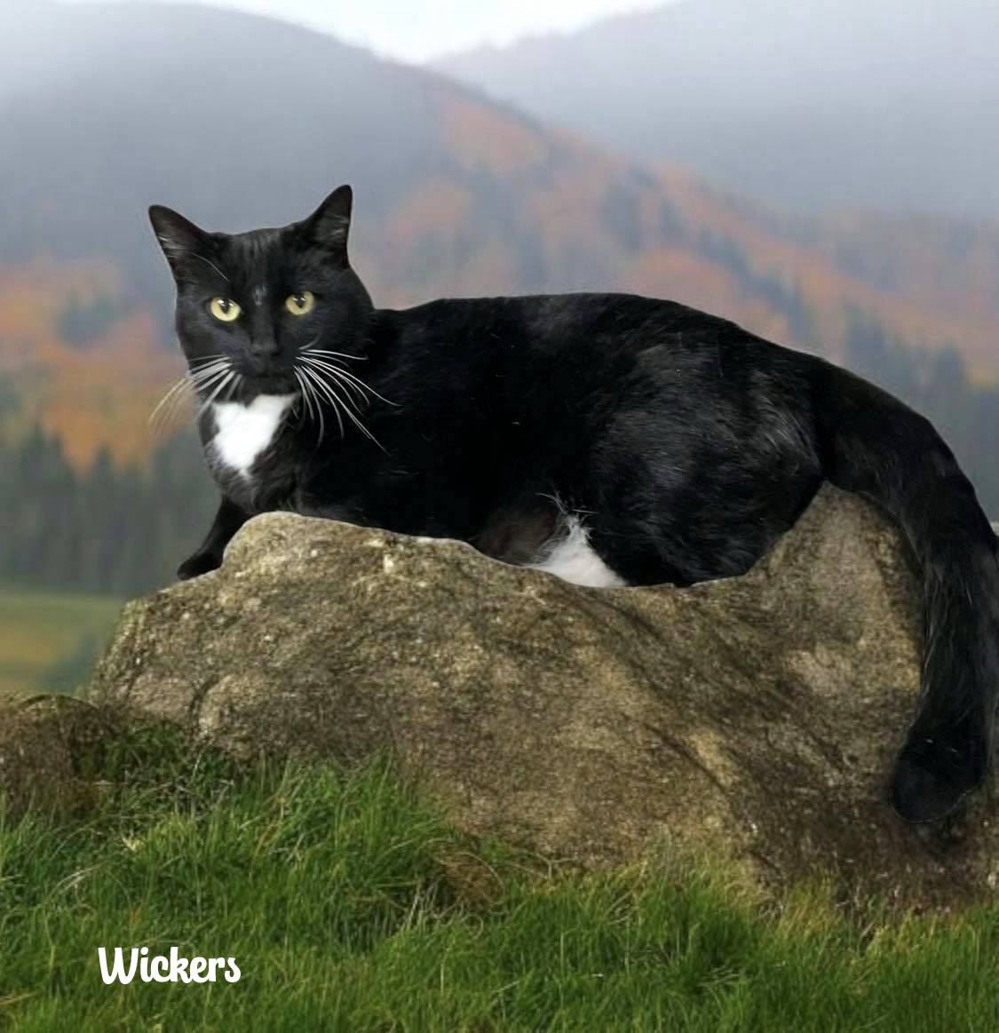 WICKERS, Adoptable, Adult Male American Shorthair.