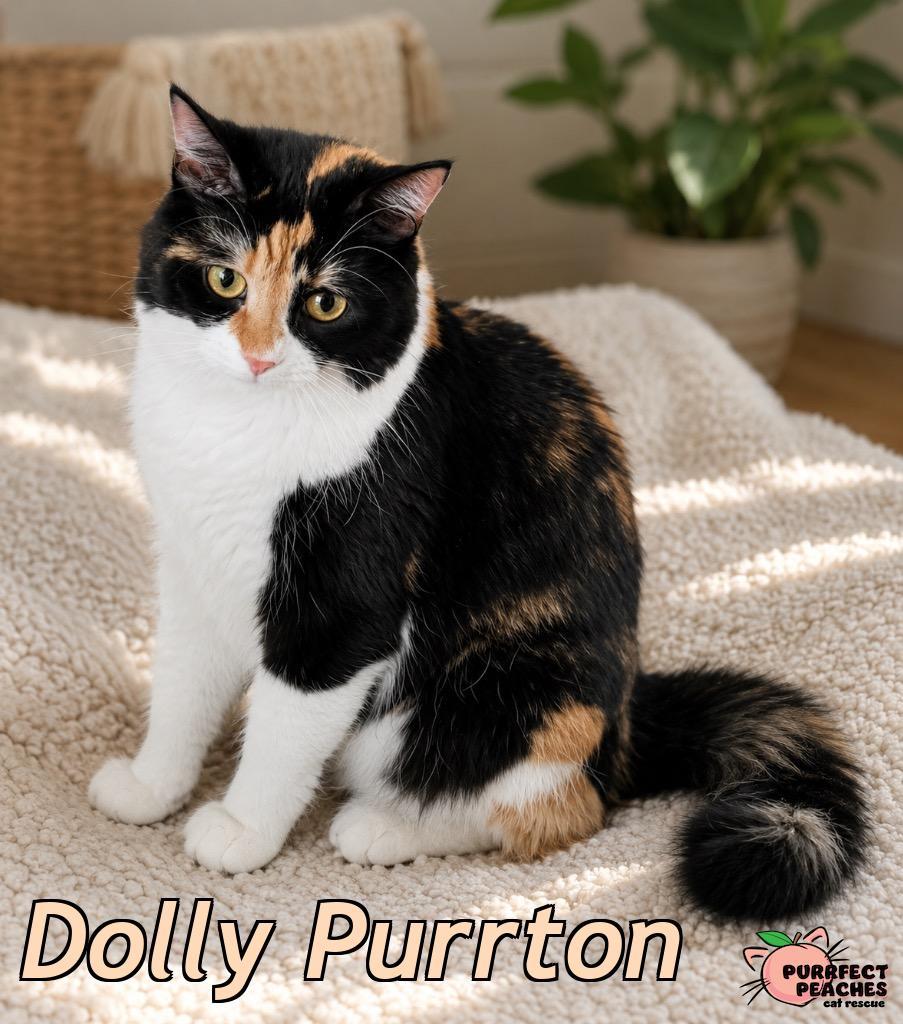 Enlarge Dolly Purrton, a Adoptable mixed breed in Douglasville, GA image 6/6
