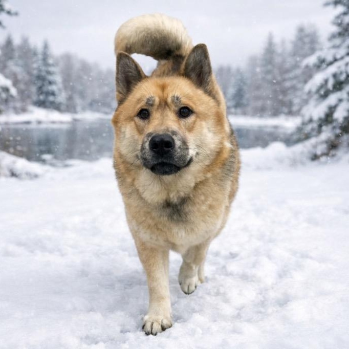 Foxy, ADOPTABLE, Adult Female Chow Chow & Husky.