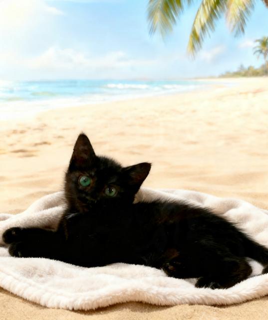 Churro, Adoptable, Kitten Female Domestic Short Hair.