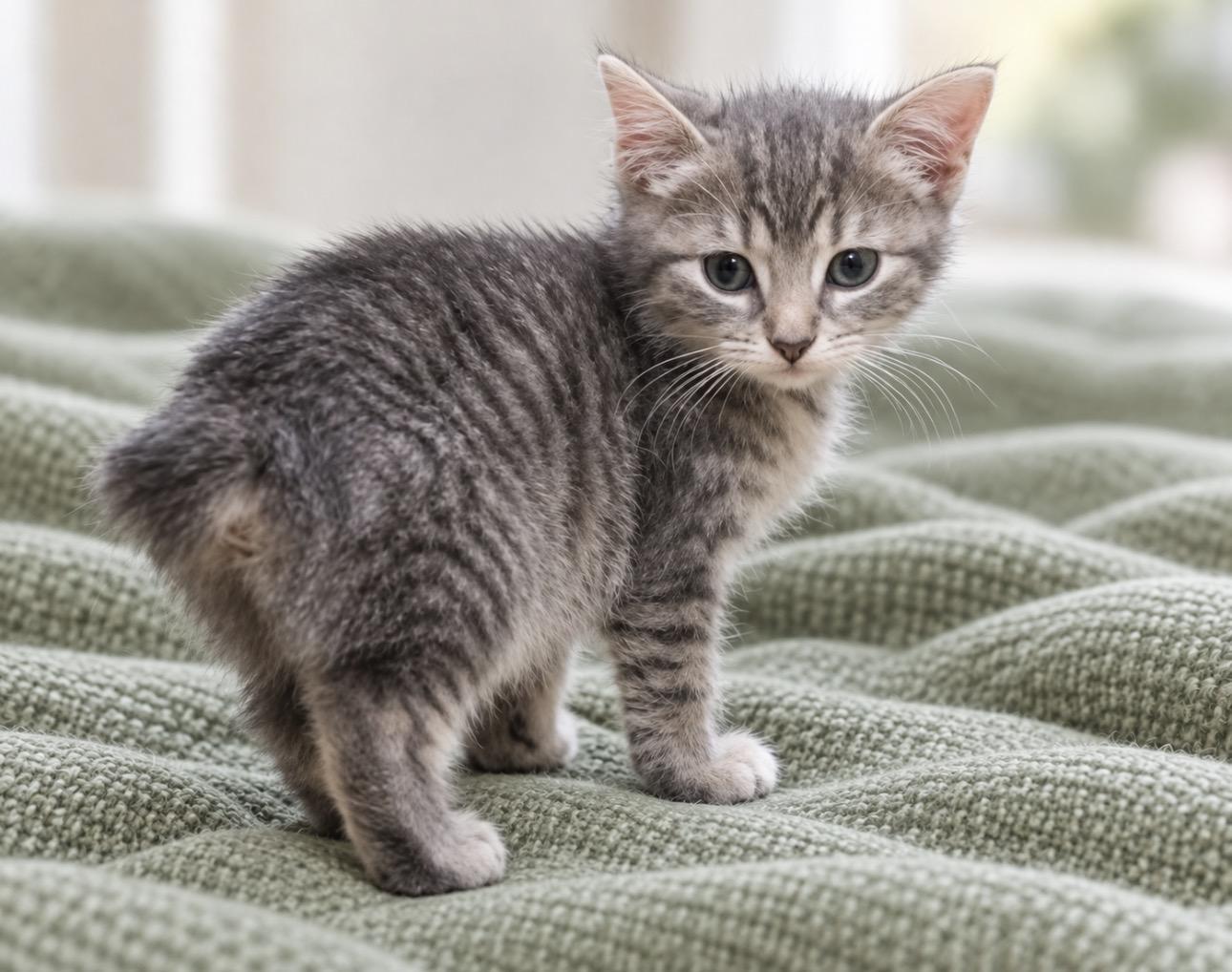 Nani, Adoptable, Kitten Female American Bobtail.
