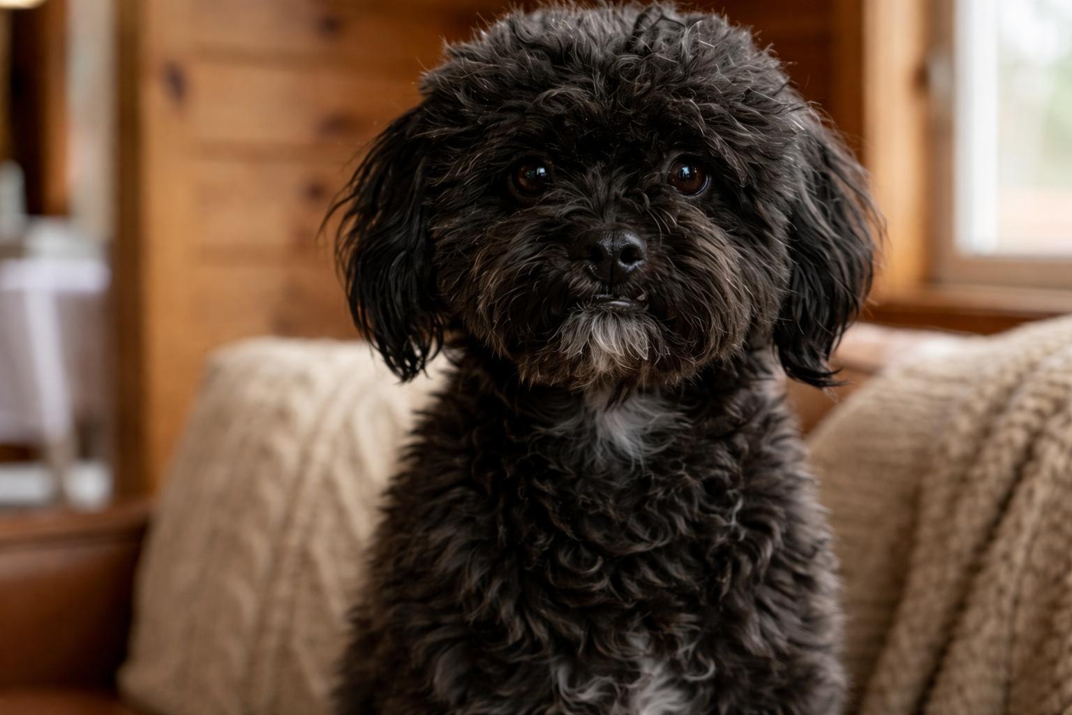 Arlo, adopted, Young Male Poodle.