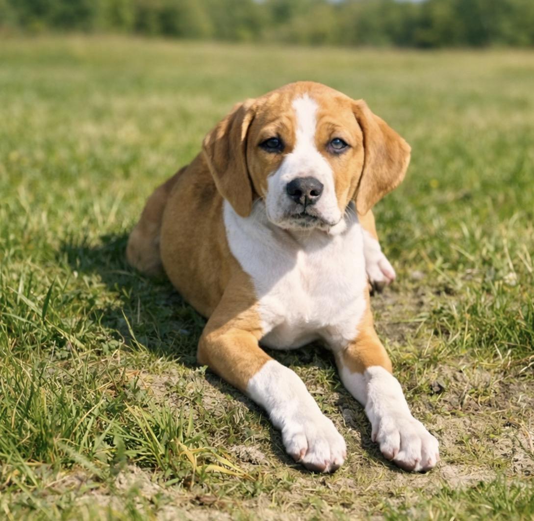 Bambi, ADOPTABLE, Young Male Hound & Beagle.