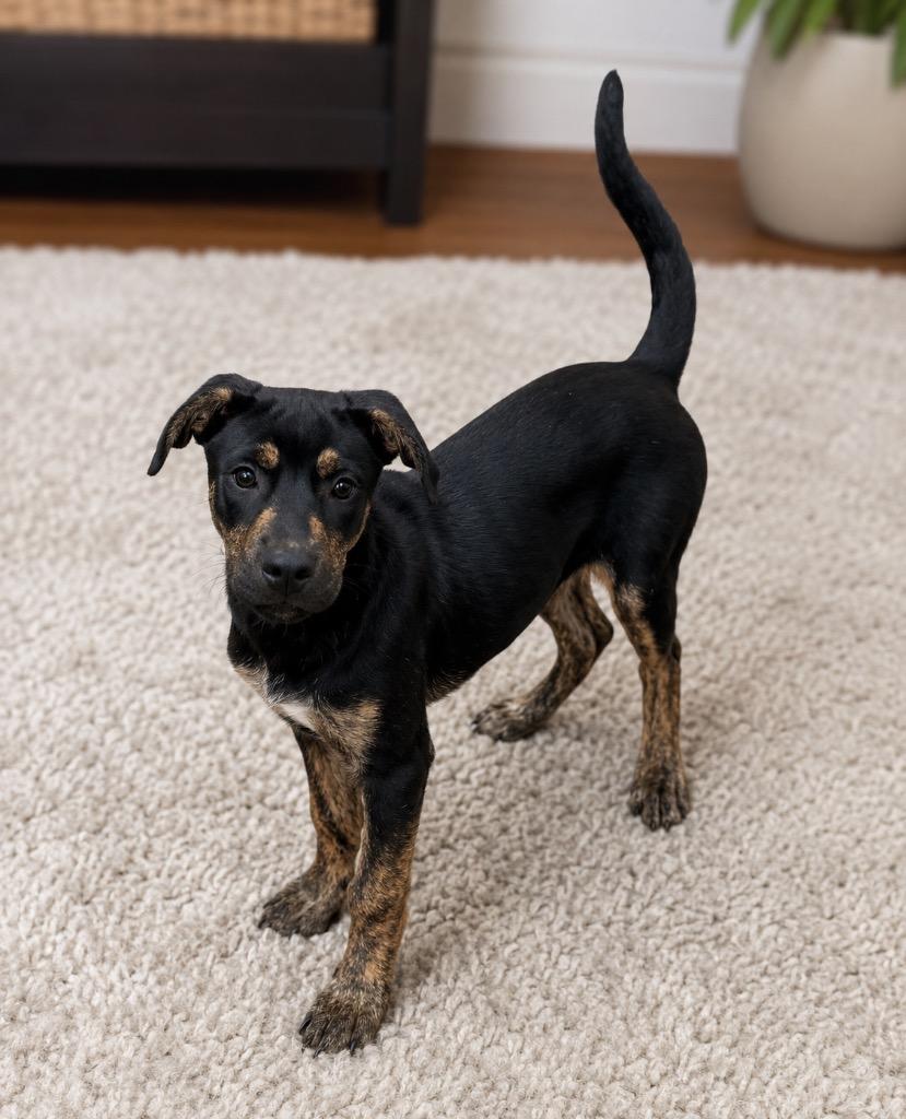 Cookie, Adoptable, Puppy Female Mountain Cur.