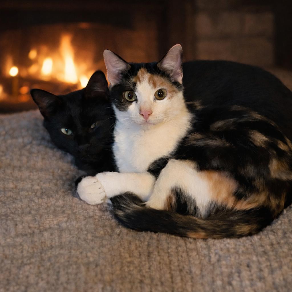 Chinaberry & Coconut, Adoptable, Adult Female Domestic Short Hair.