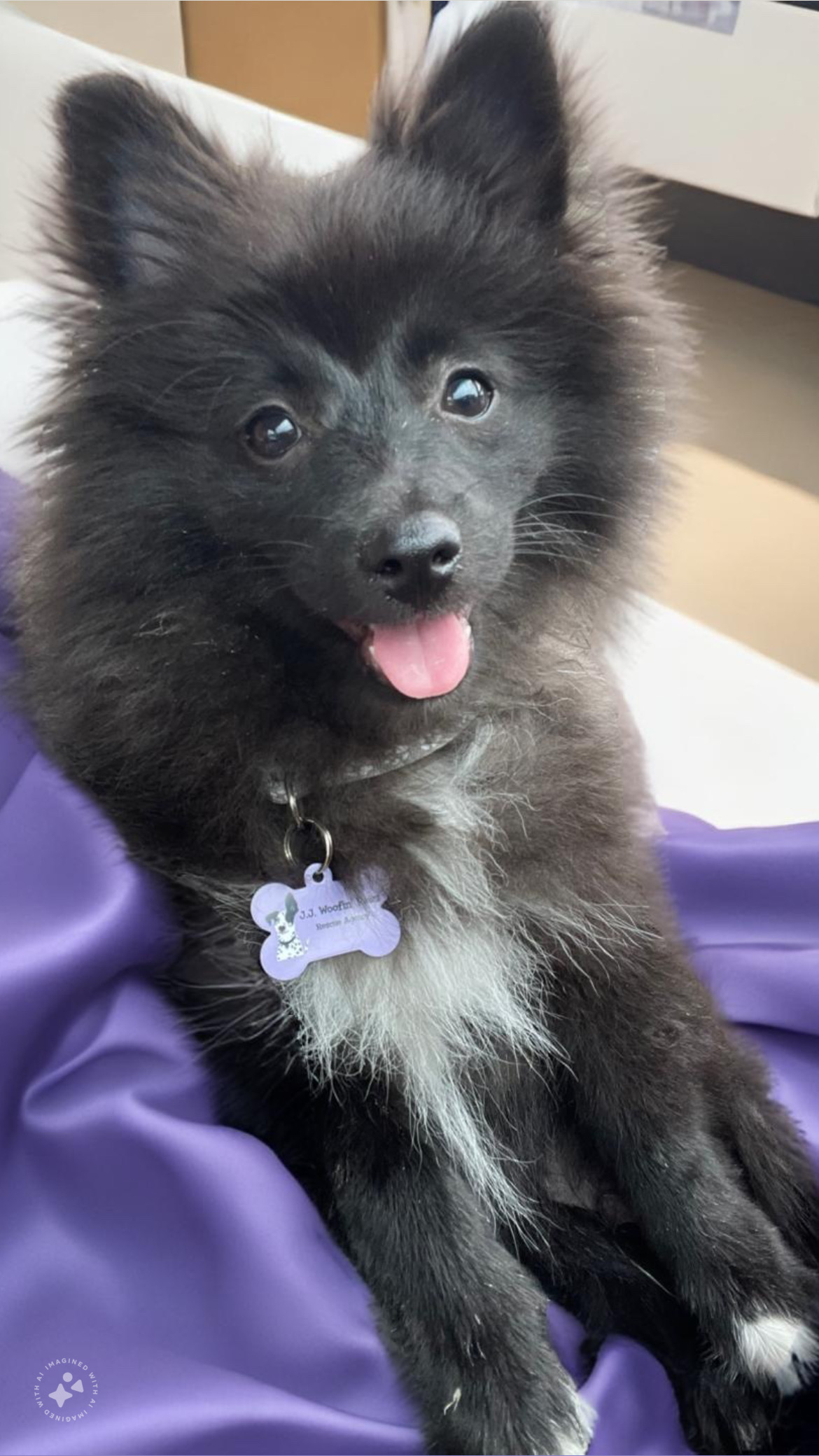 Neo, Adopted, Puppy Male Pomeranian.