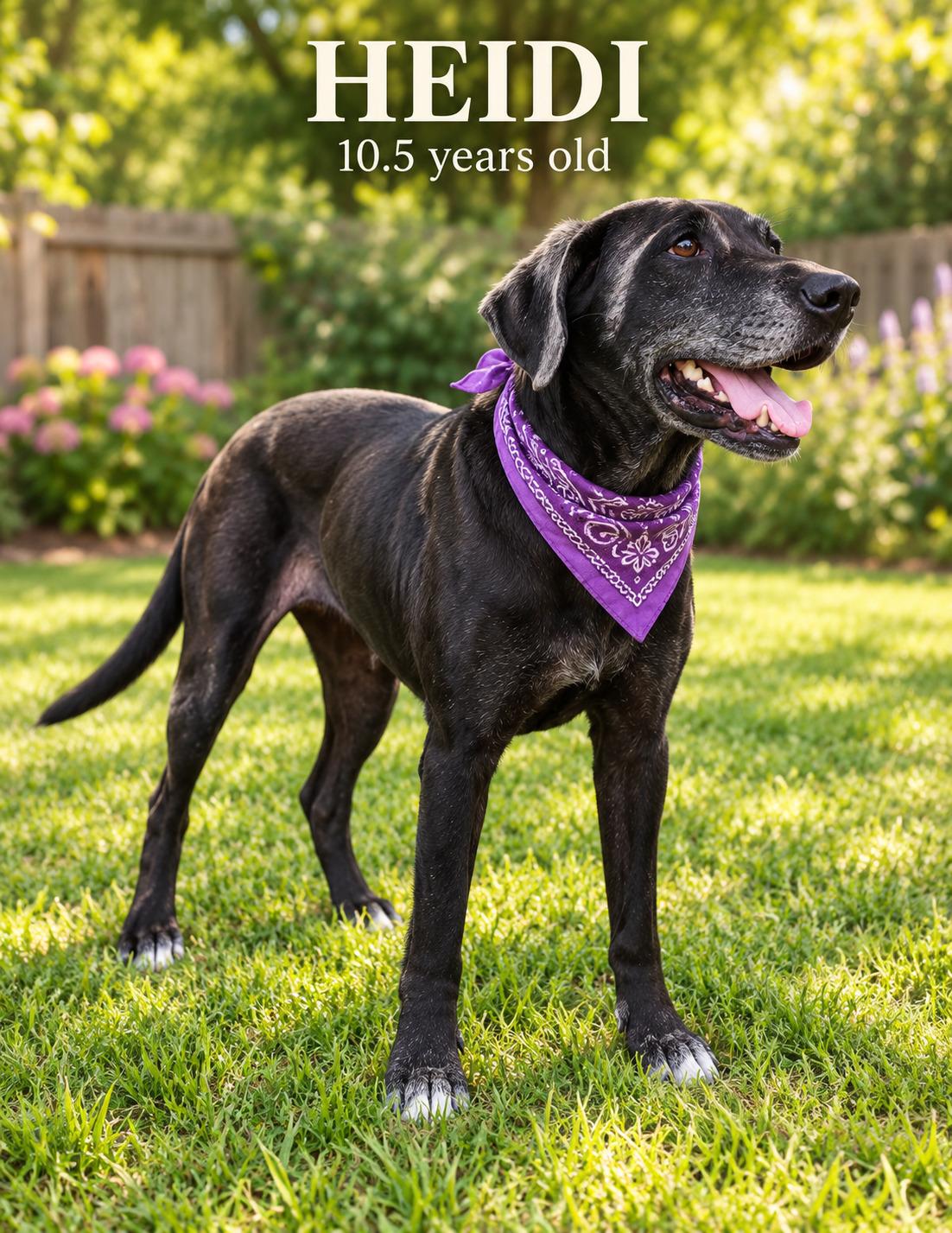 Enlarge Heidi - In Mass., a Adoptable Black Labrador Retriever in Willington, CT image 2/5