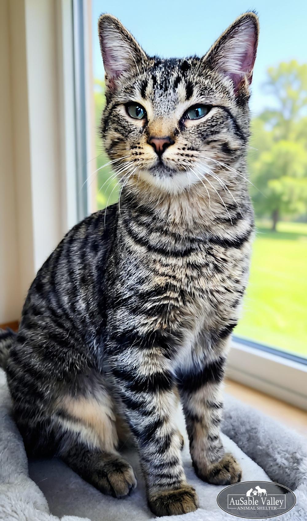 Carmilla, a Adoptable Domestic Short Hair in Grayling, MI image 2/3