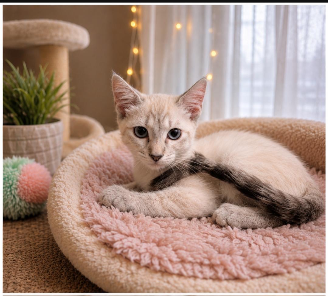 Mia, ADOPTABLE, Young Female Siamese.