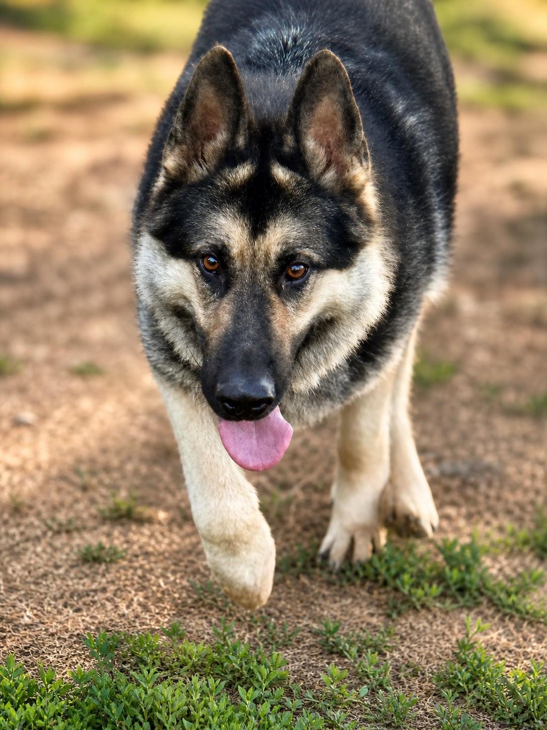 Rowdy, Adoptable, Adult Male German Shepherd Dog.
