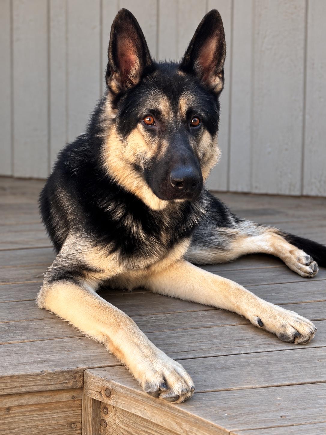 Enlarge Rowdy, a Adoptable German Shepherd Dog in Chesterfield, MO image 2/6