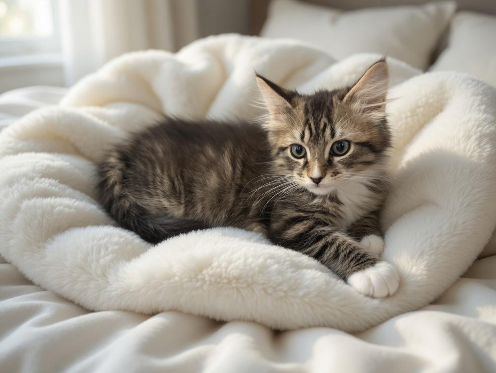 Willow, Adoptable, Kitten Female Maine Coon & Domestic Long Hair.