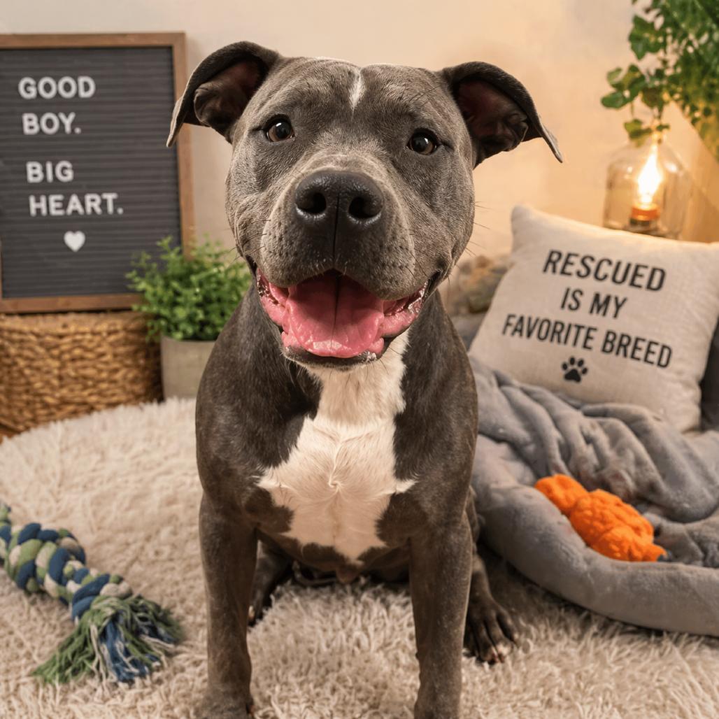Enlarge Bo, a Adoptable Pit Bull Terrier in Northville, MI image 2/5