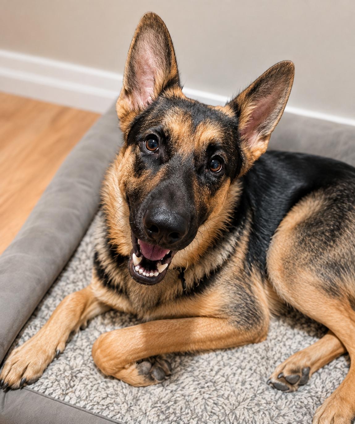 Neeko, ADOPTABLE, Young Male German Shepherd Dog.