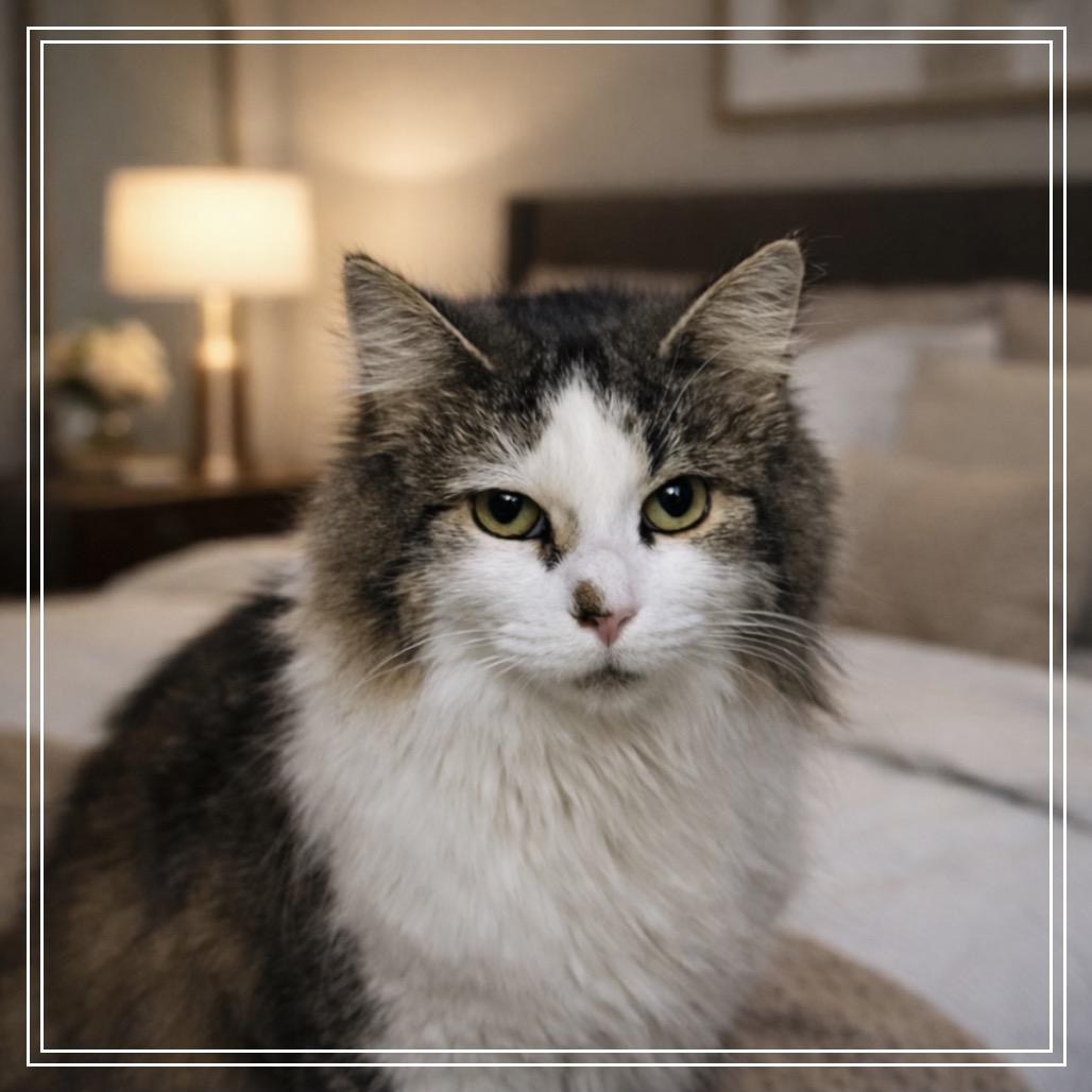 Gnocci, a Adoptable Domestic Long Hair in Monroe, MI image 4/4