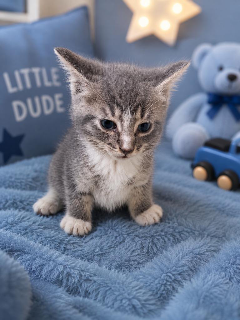 Penne, Adoptable, Kitten Male Domestic Short Hair.