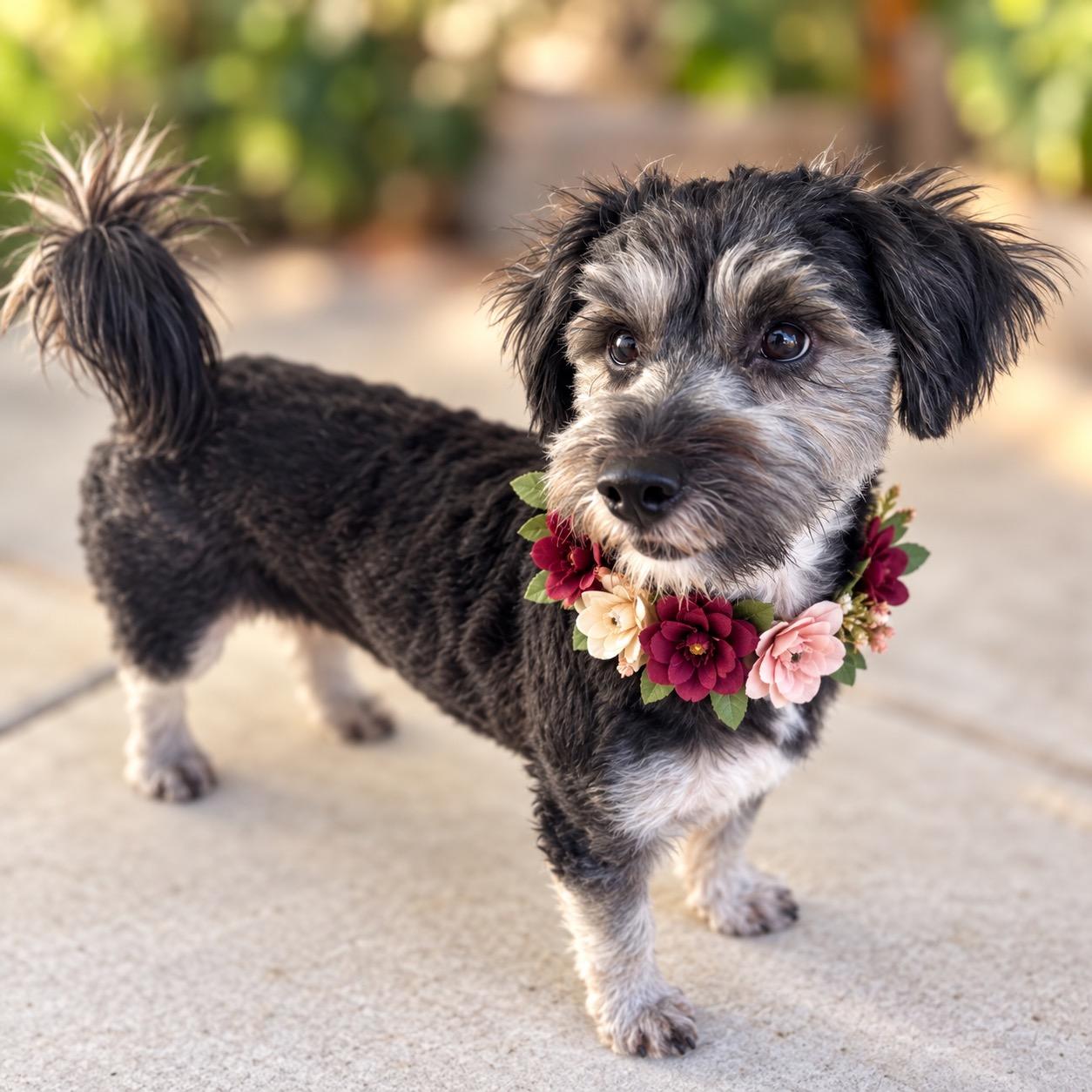 Gabriella, Adoptable, Young Female Schnoodle & Miniature Schnauzer.