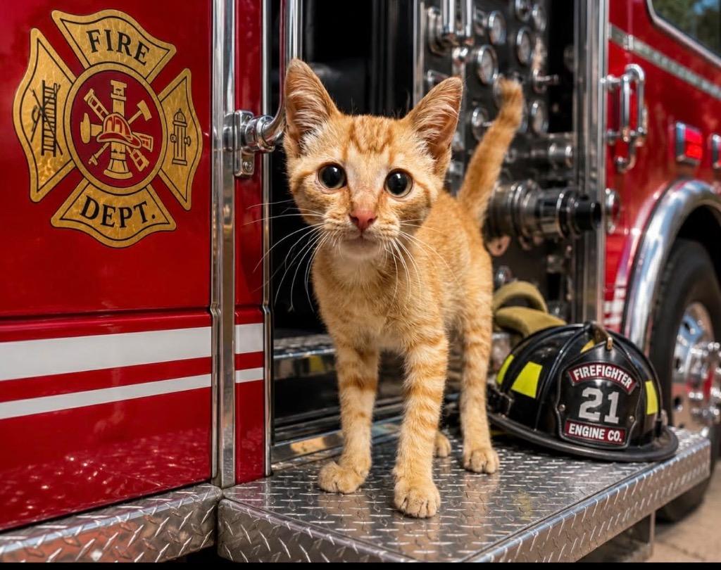 Enlarge Firetruck, a Adoptable mixed breed in Detroit, MI image 1/1