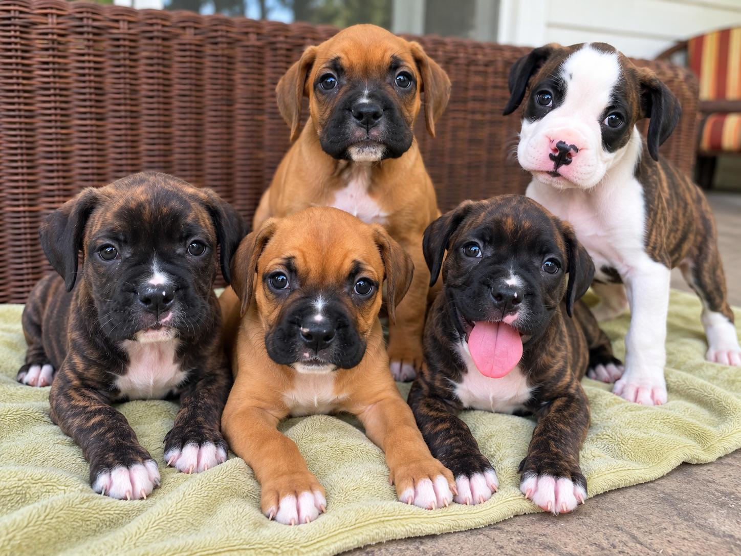 Enlarge The Sesame Street Boxer Litter, a Adopted Boxer in Dale, TX image 1/5