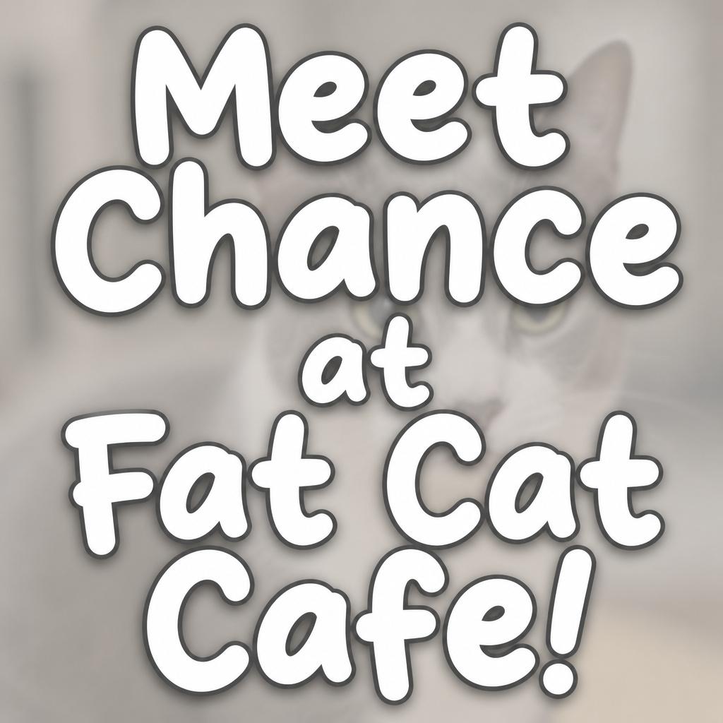 Enlarge Chance at Fat Cat Cafe, a Adoptable Domestic Short Hair in Tallahassee, FL image 1/1