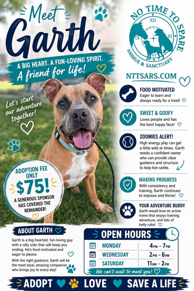 Garth, a Adoptable mixed breed in Warrenton, MO image 1/6
