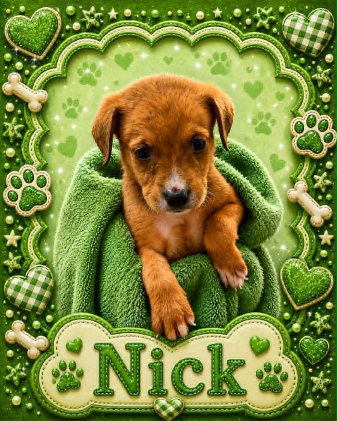 Enlarge Nick, a ADOPTABLE mixed breed in Bowie, TX image 1/1