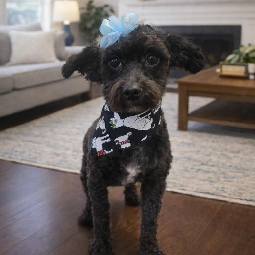 Sasha (bonded pair), ADOPTABLE, Young Female Shih poo.