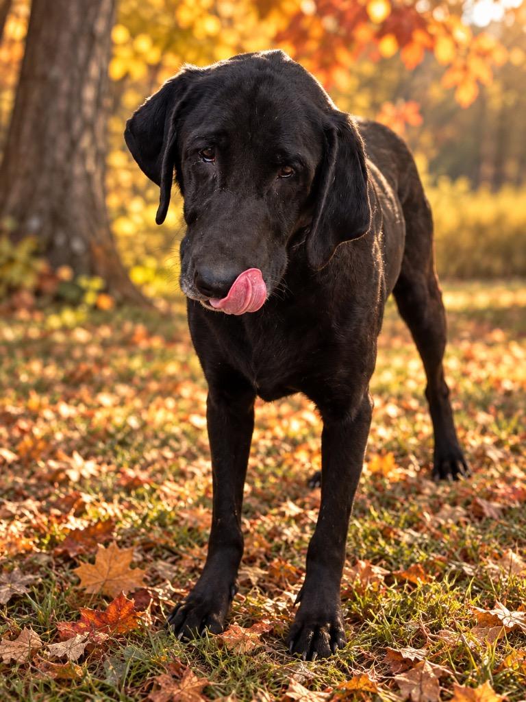 DJ, Adoptable, Adult Male Black Labrador Retriever.