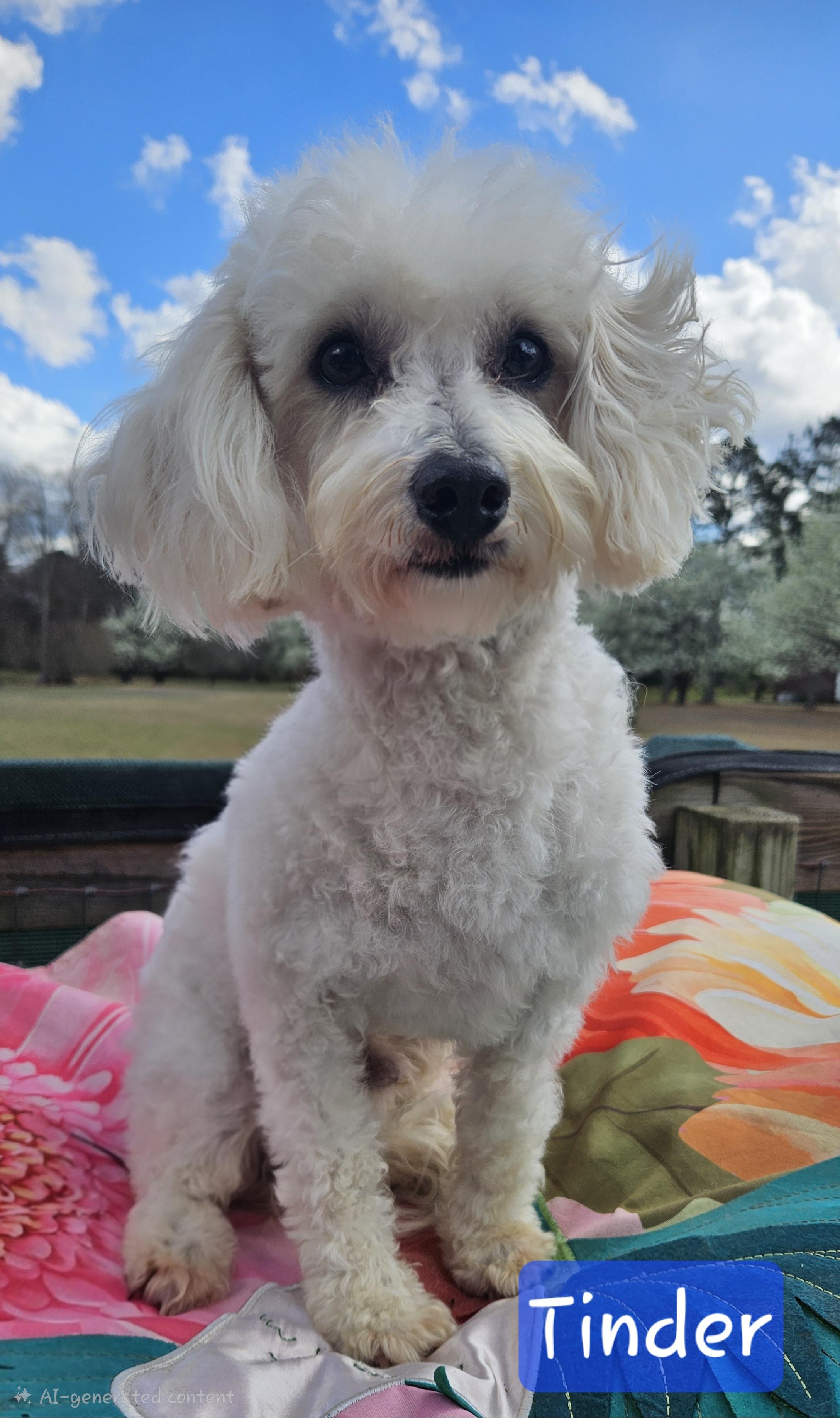 Barnaby, Adopted, Adult Male Maltese & Poodle (Toy).