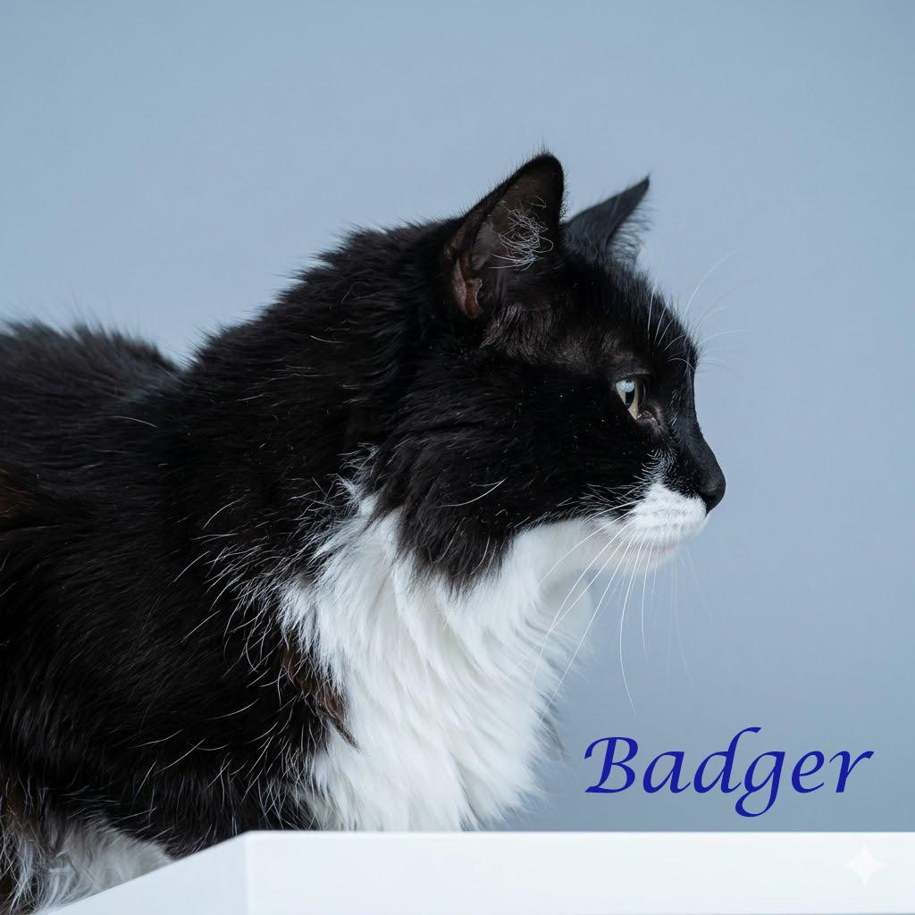 Enlarge Badger C26-186, a Adoptable Domestic Medium Hair in Lebanon, TN image 2/2