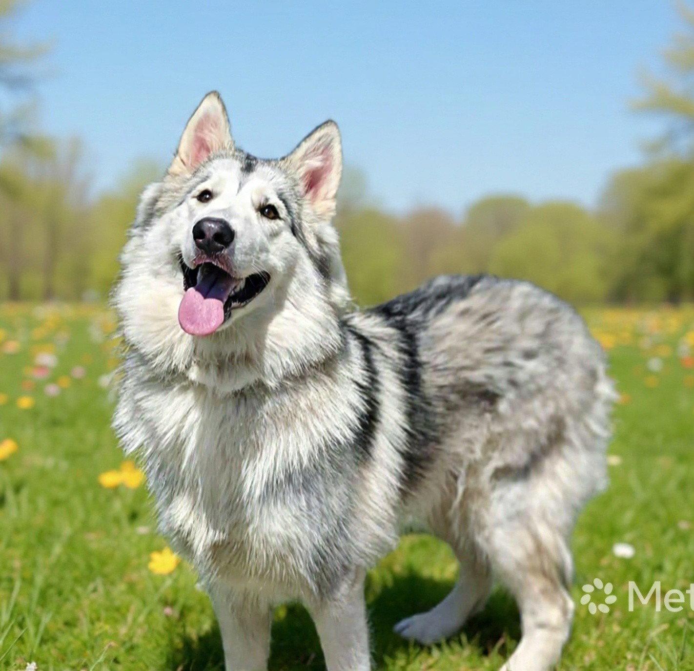 Ghost 26/307, Adopted, Young Male Alaskan Malamute.