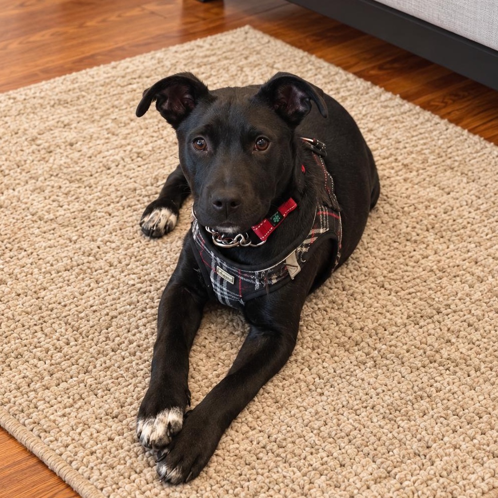 Andy, Adoptable, Puppy Male American Bully & Labrador Retriever.