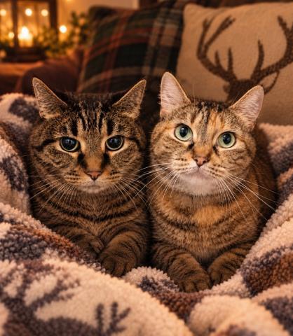 SONNY & CHER, Adoptable, Adult Male Domestic Short Hair.