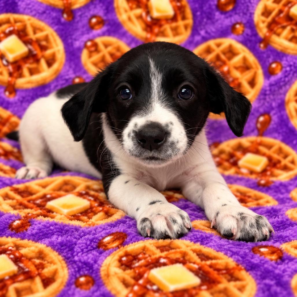 Enlarge Waffle, a Adoptable mixed breed in St. Peters, MO image 2/2