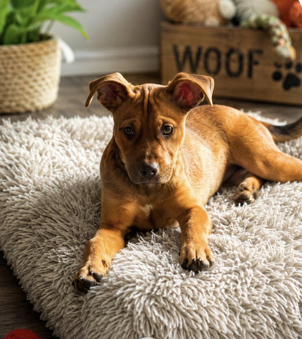 Nala, Adoptable, Puppy Female Labrador Retriever & Pit Bull Terrier.