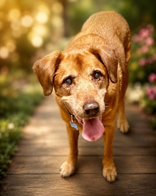 Rusty, Adoptable, Senior Male Labrador Retriever.