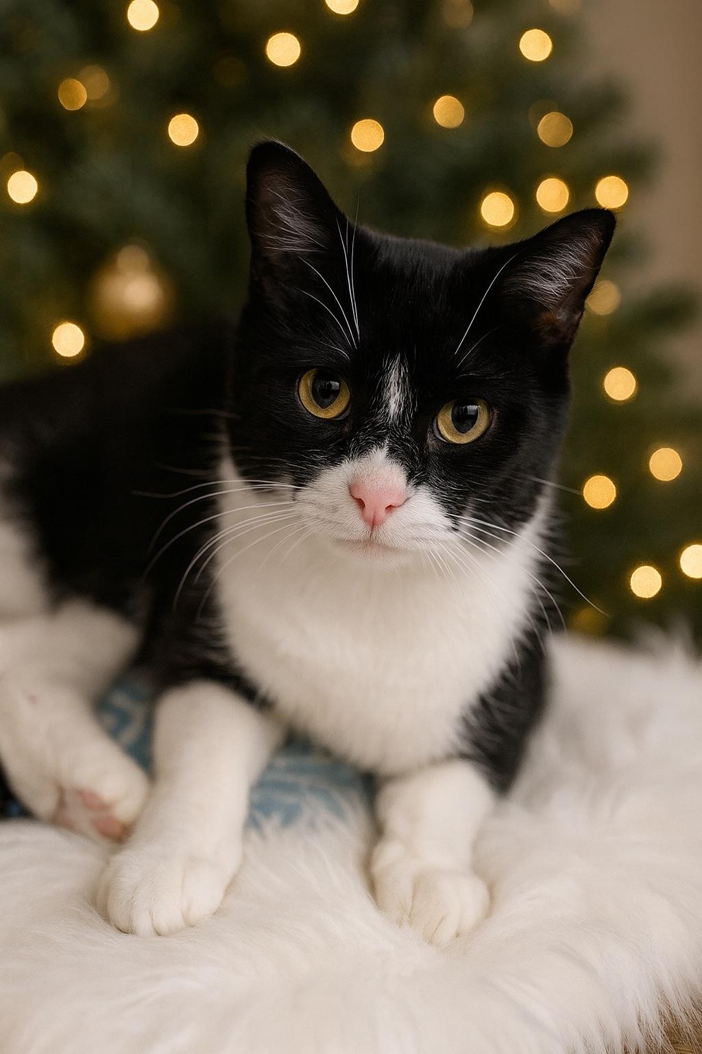 Tux, Adoptable, Young Male Tuxedo.