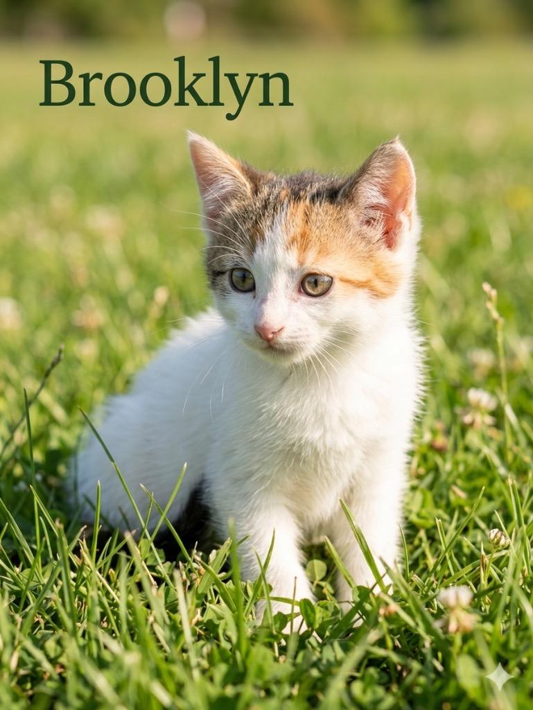 Brooklyn, Adoptable, Kitten Female Domestic Short Hair.
