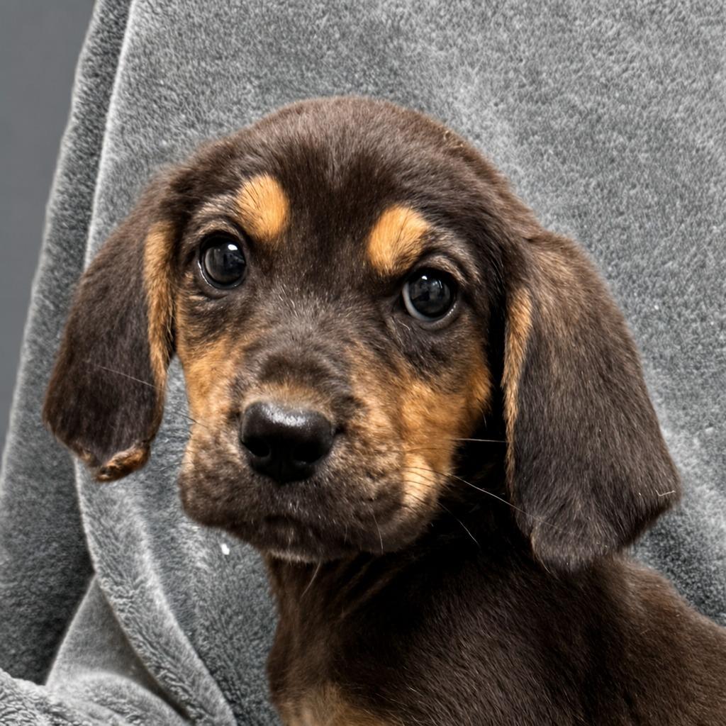 Squirtle, Adoptable, Puppy Male Hound & Mixed Breed.