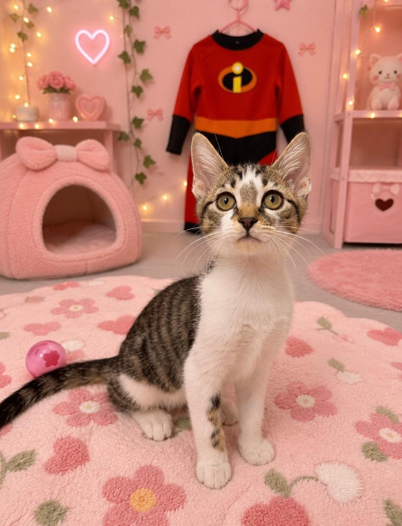Violet, Adoptable, Kitten Female Domestic Short Hair.