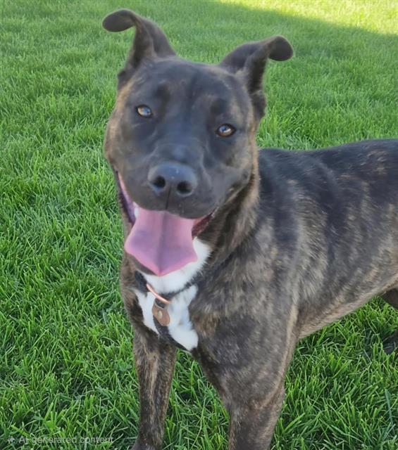 CHISPA, Adoptable, Young Female Pit Bull Terrier & Mixed Breed.
