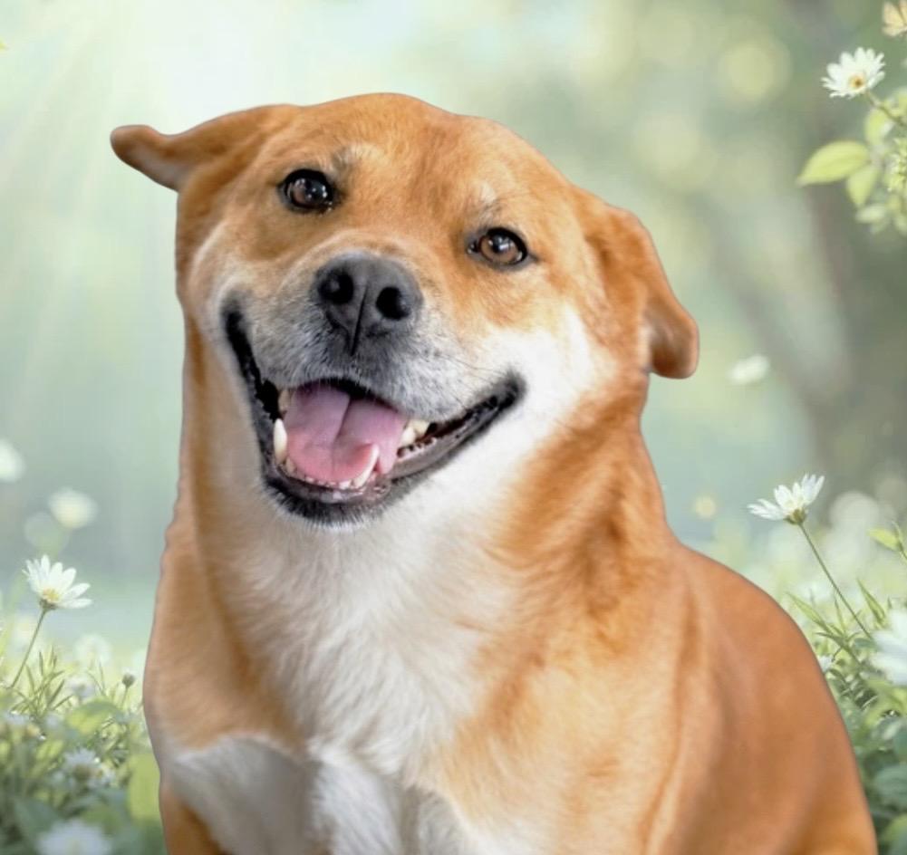 Sugar, Adoptable, Adult Female Shepherd & Chow Chow.